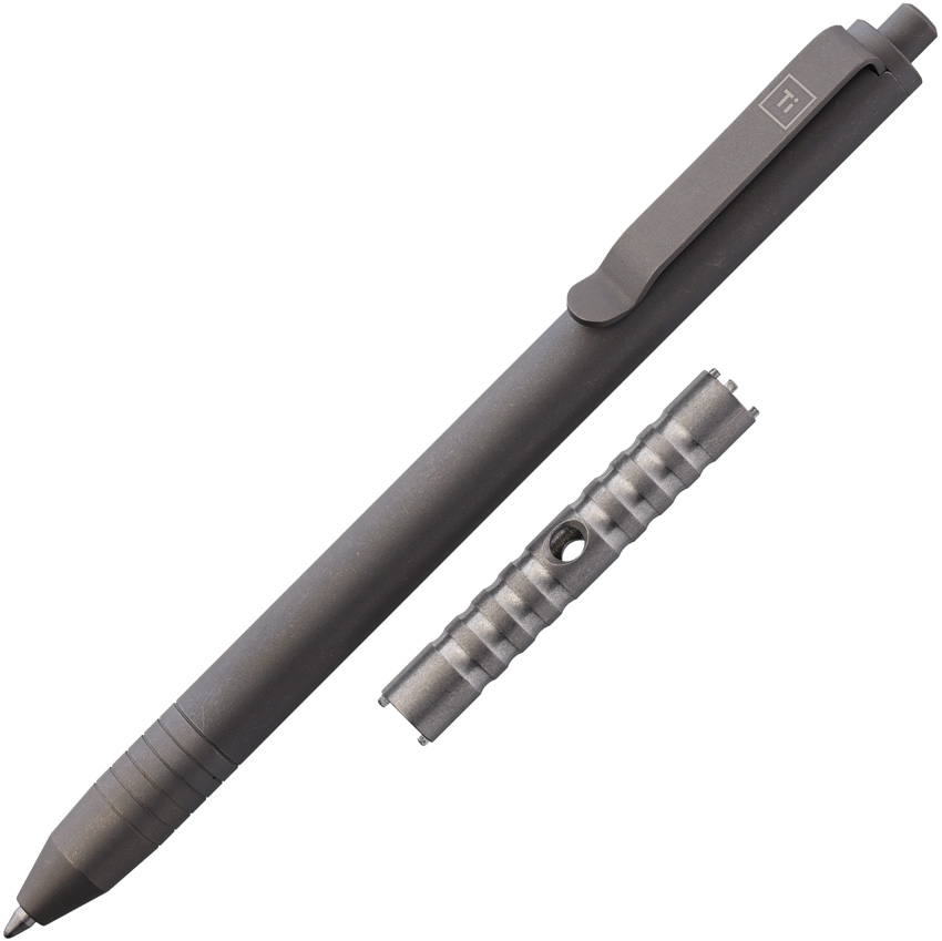 Big Idea Design Slim Click Pen Titanium - BIG007