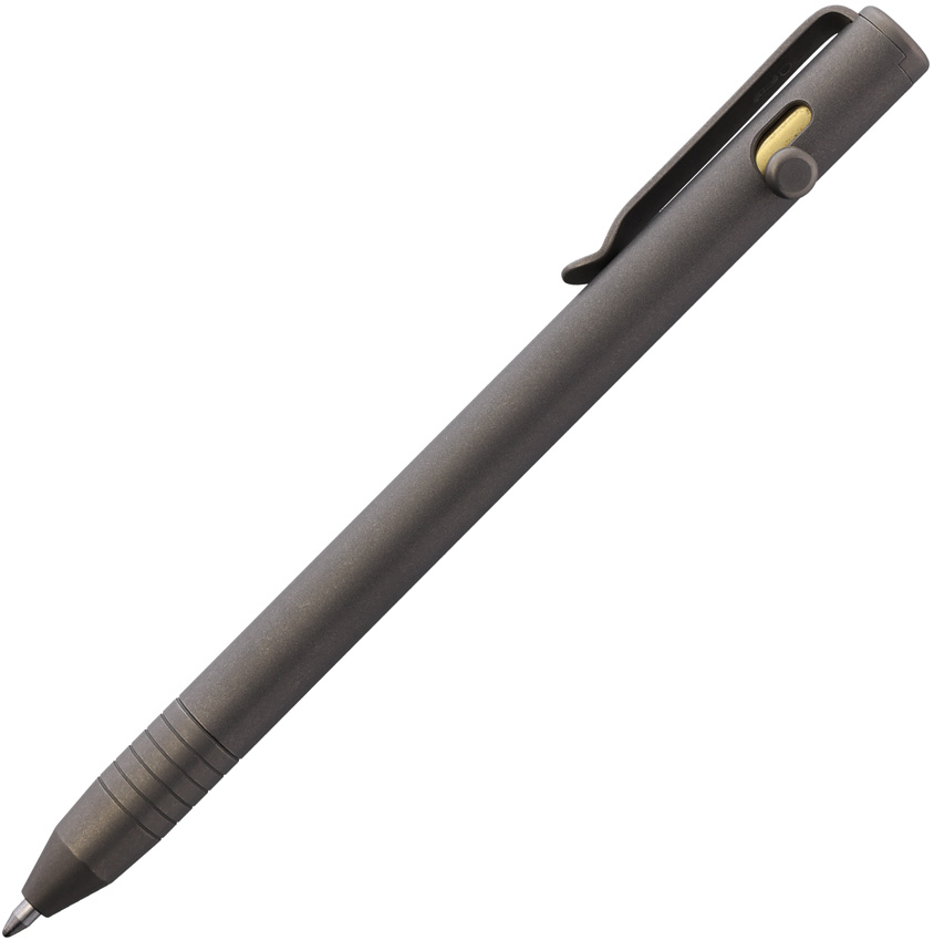 Big Idea Design Slim Bolt Action Pen Titanium - BIG008TBK