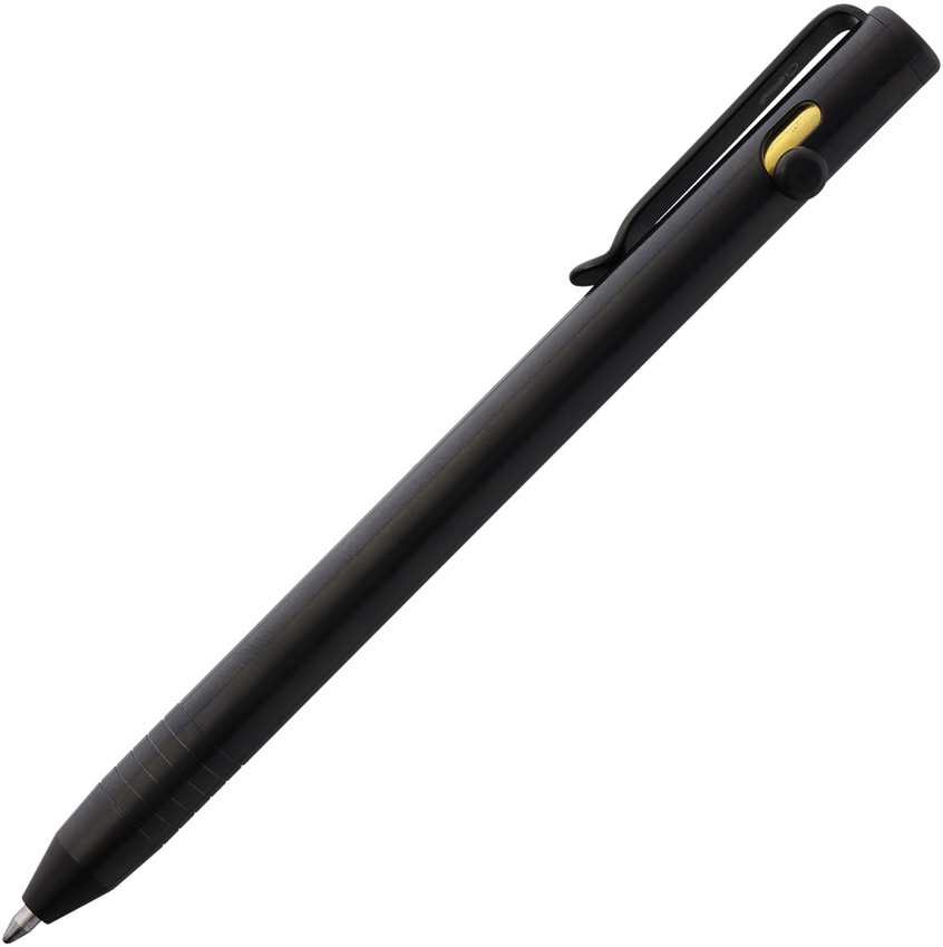 Big Idea Design Slim Bolt Action Pen Titanium Black - BIG008TSW