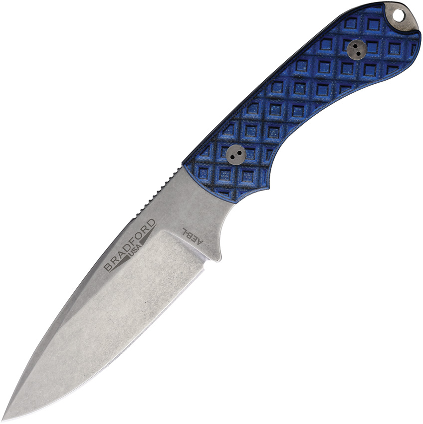 Bradford Guardian 3.2 Fixed Blade Knife Black/Blue - BRAD32FE013A