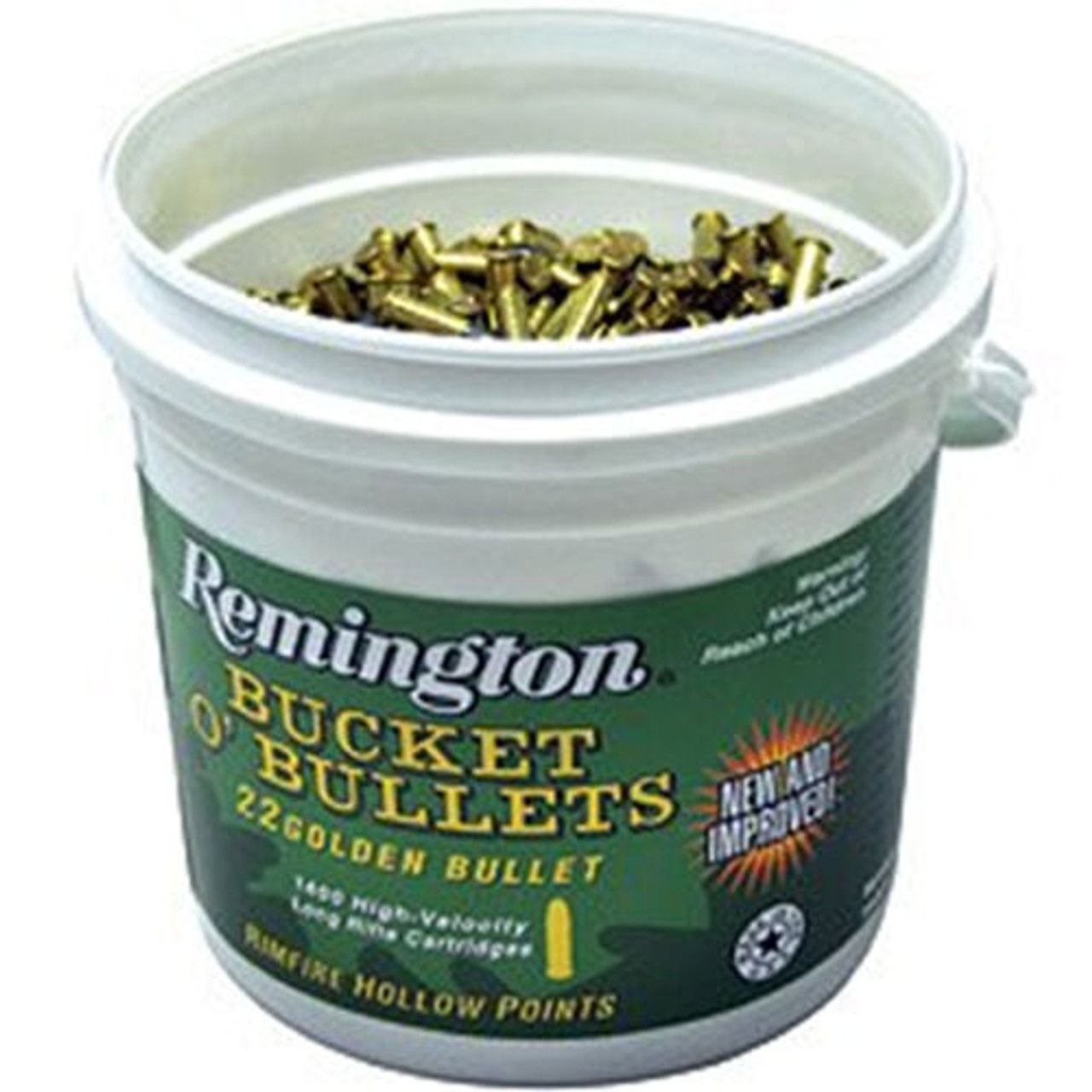 Remington Bucket O' Bullets 22 LR 36 Grain HP Rifle Ammo (1400)
