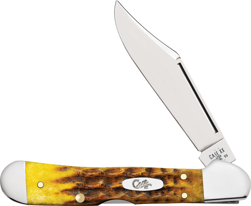 Case Cutlery Mini Copperlock Pocket Knife Honeycomb - CA32274