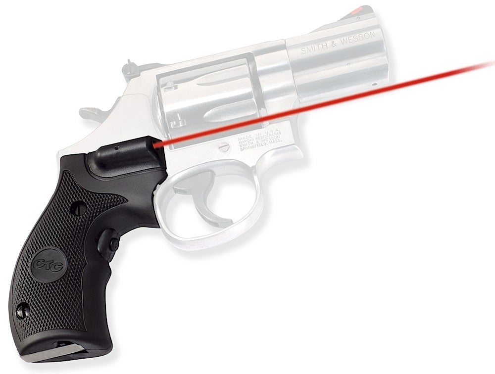 Crimson Trace LG-306 Lasergrips for S&W K&L Frames Round Butt