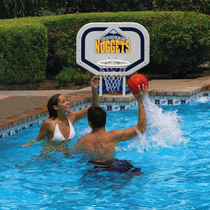 Poolmaster - Denver Nuggets NBA Pro Rebounder Poolside Basketball Game