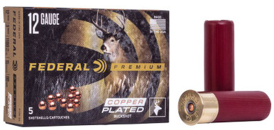 Federal Vital-Shok 12 Gauge 3" Buckshot 15 Pellets 00 Buck 5 Box