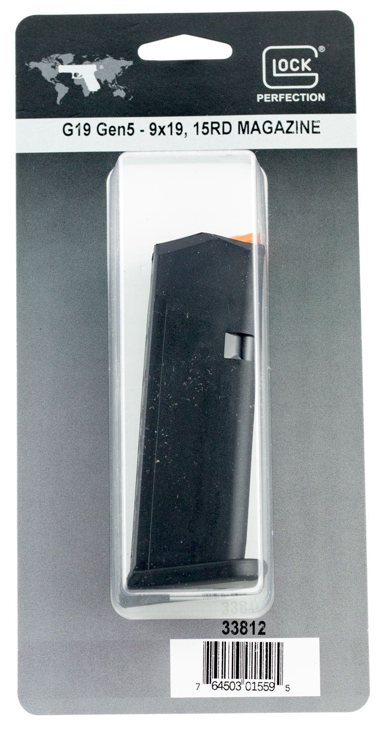 Glock Gen5 Glock-19 9mm 15-Round Factory Magazine