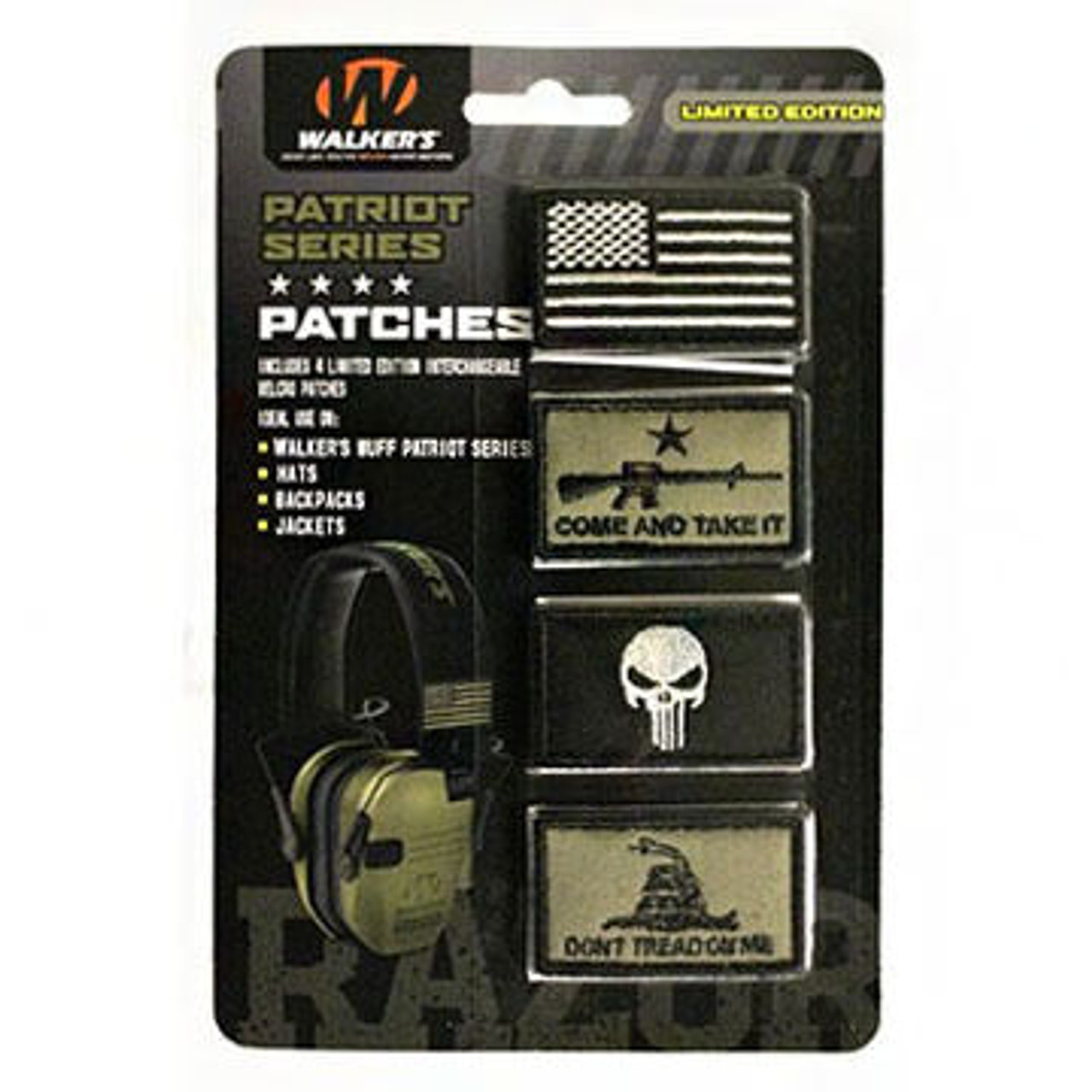 Walker's Limited Edition Patriot Series Patch - 4 Pk.