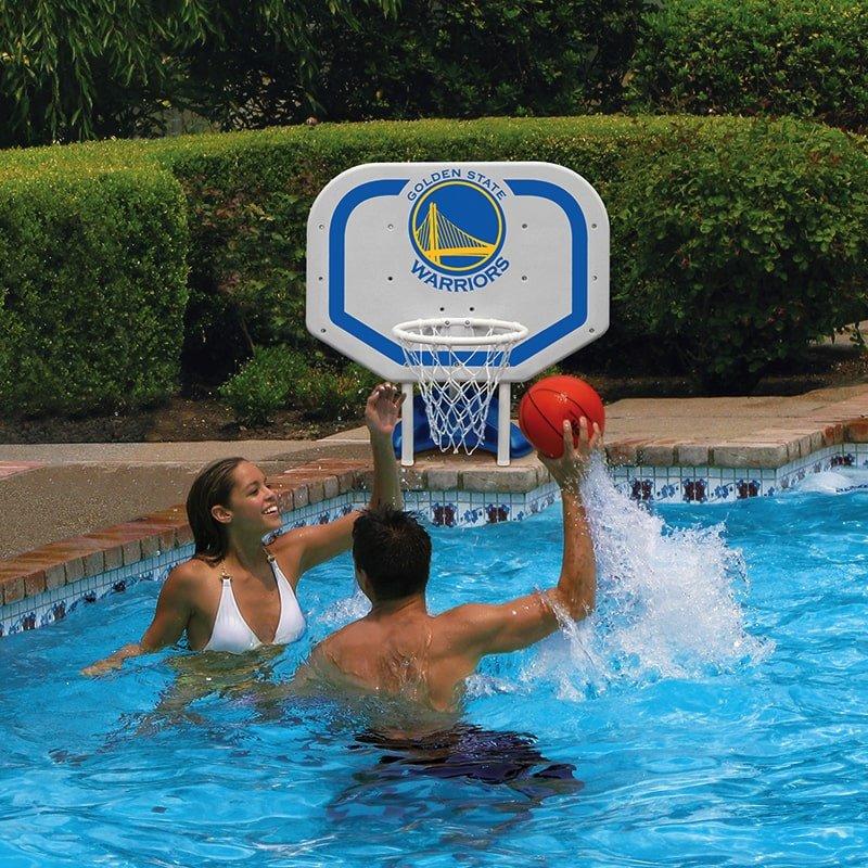 Poolmaster - Golden State Warriors NBA Pro Rebounder Poolside Basketball Game