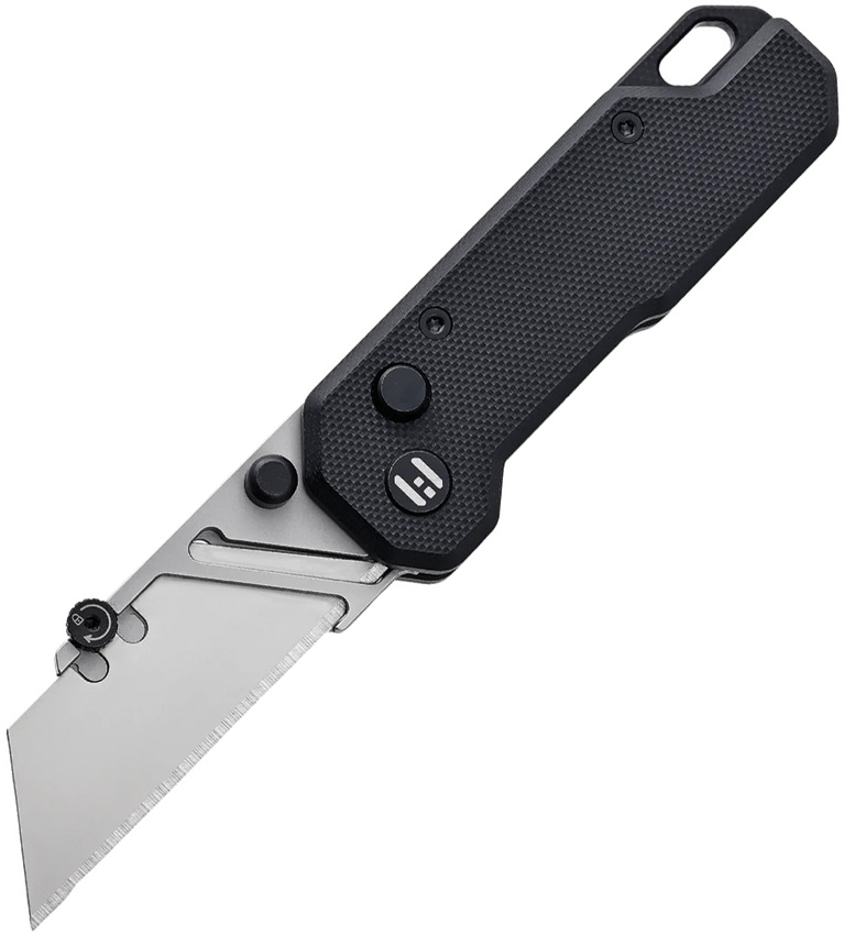 HIGHTRON Vector Utility Button Lock Pocket Knife - HTK02BLK2