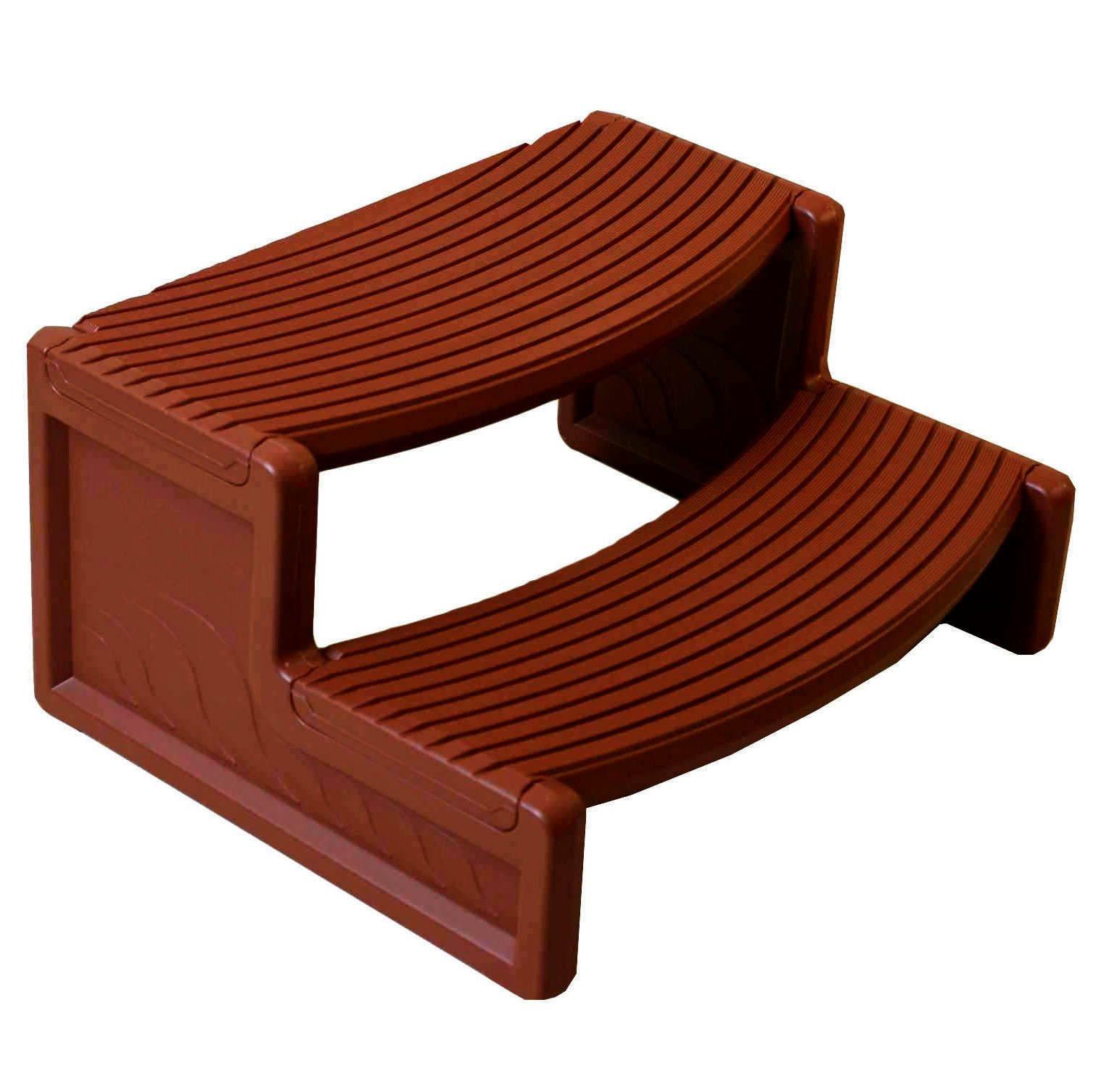 Confer Plastics - Handi-Step Spa Step, Mahogany