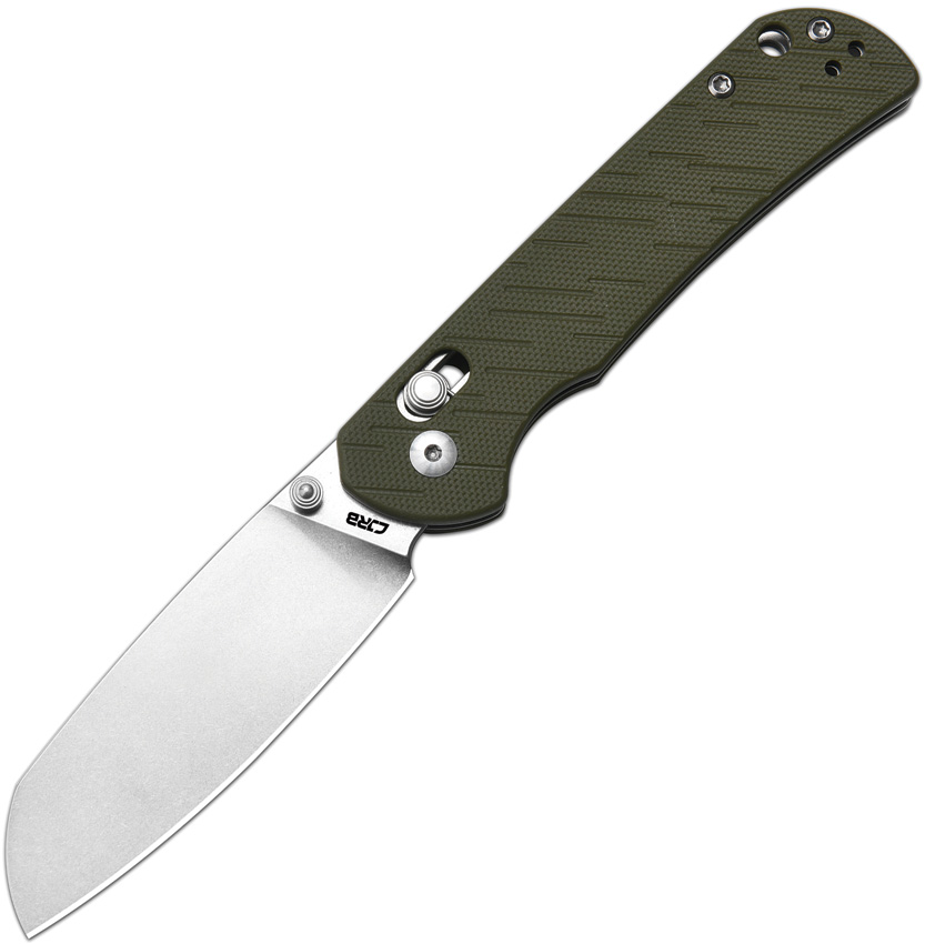 CJRB Lyrid Crossbar Lock Pocket Knife Green G10 - J1953GN