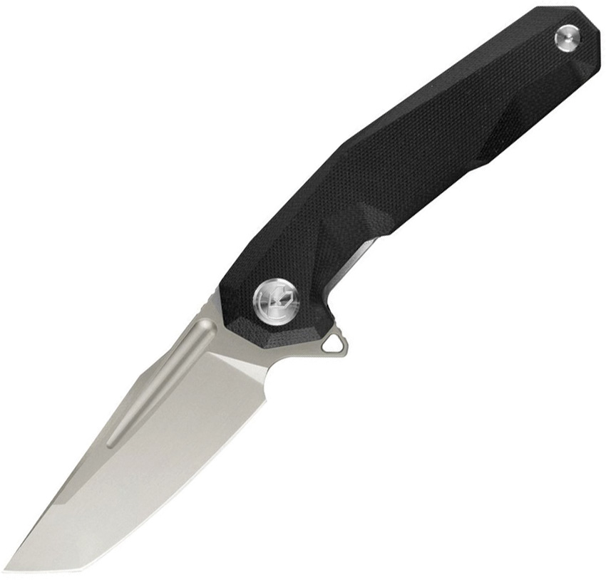 Kubey Carve Nest Linerlock Pocket Knife Black - KUB237A