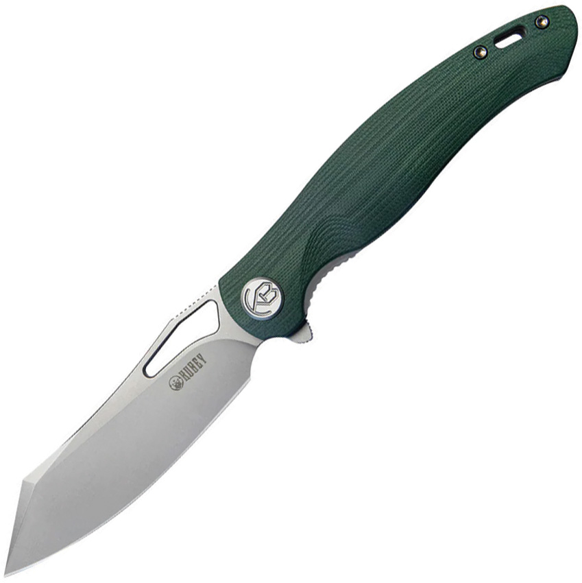 Kubey Drake Linerlock Pocket Knife Green G10 - KUB239K