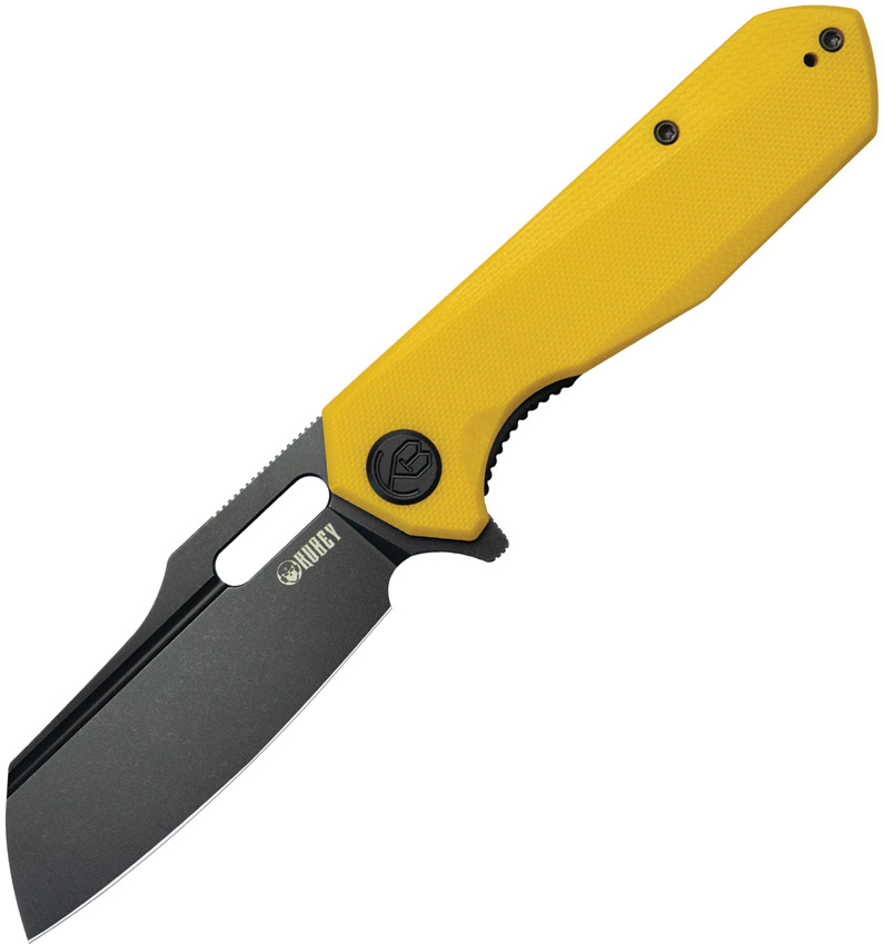 Kubey Atlas Linerlock Pocket Knife Yellow - KUB328E