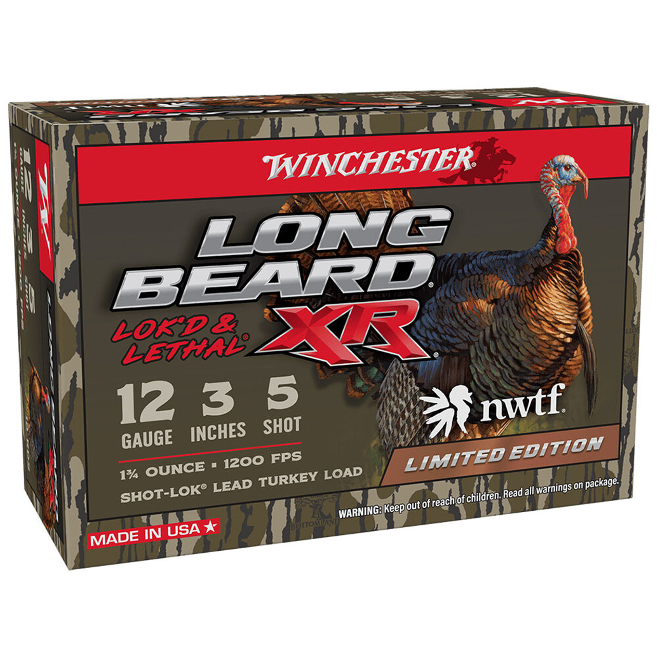 Winchester Long Beard XR 12 GA 3" 1-3/4 oz. #5 Shotshell Ammo (10) - Limited Edition