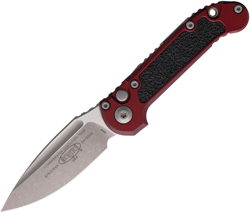 Microtech Automatic Pocket Knife LUDT Button Lock Gen III - MCT113510APMR