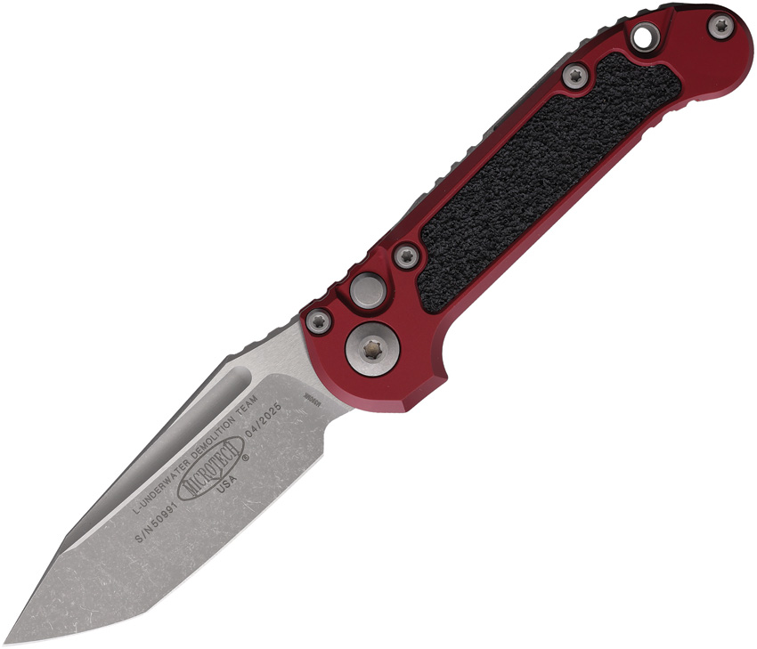 Microtech Automatic Pocket Knife LUDT Button Lock Gen III - MCT113610APMR