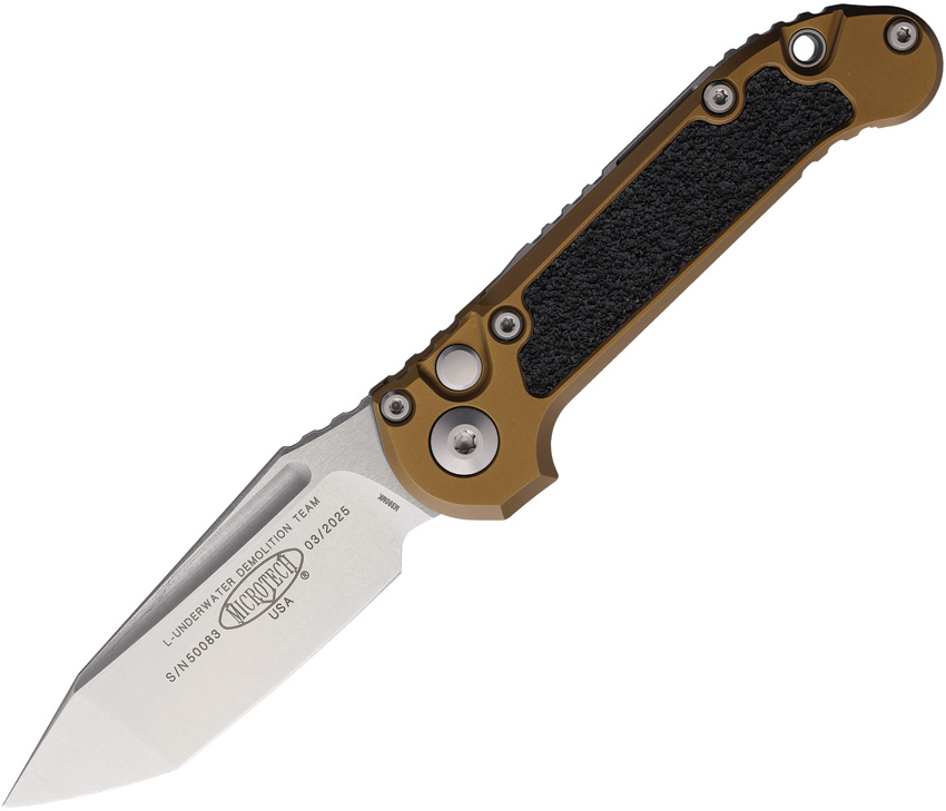 Microtech Automatic Pocket Knife LUDT Button Lock Gen III - MCT113610TA