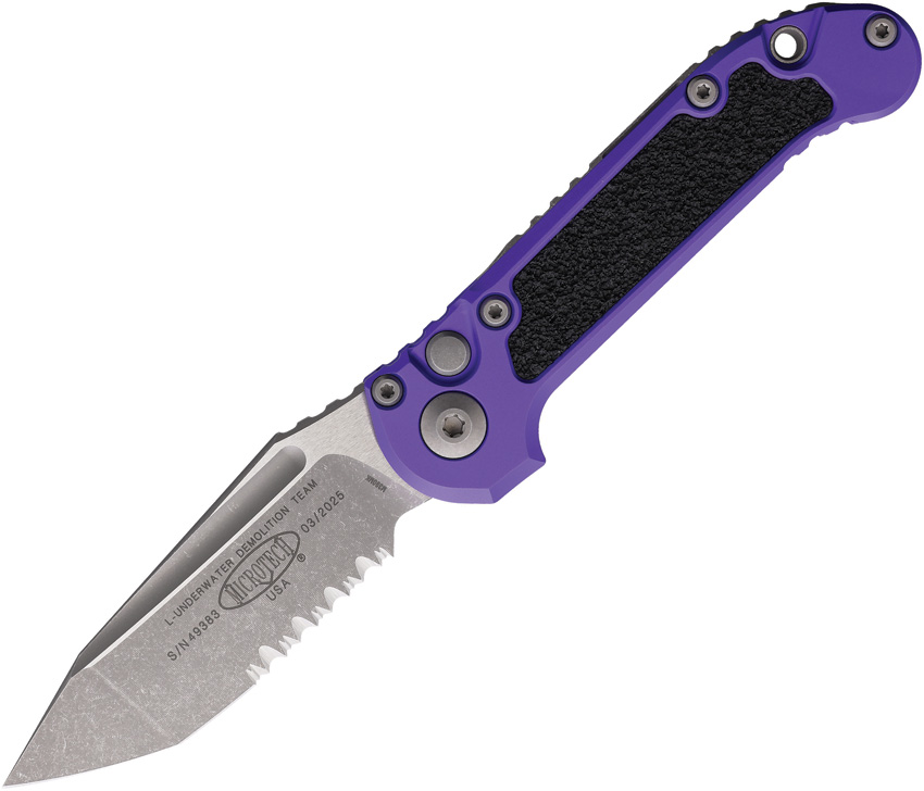 Microtech Automatic Pocket Knife LUDT Button Lock Gen III - MCT113611APPU