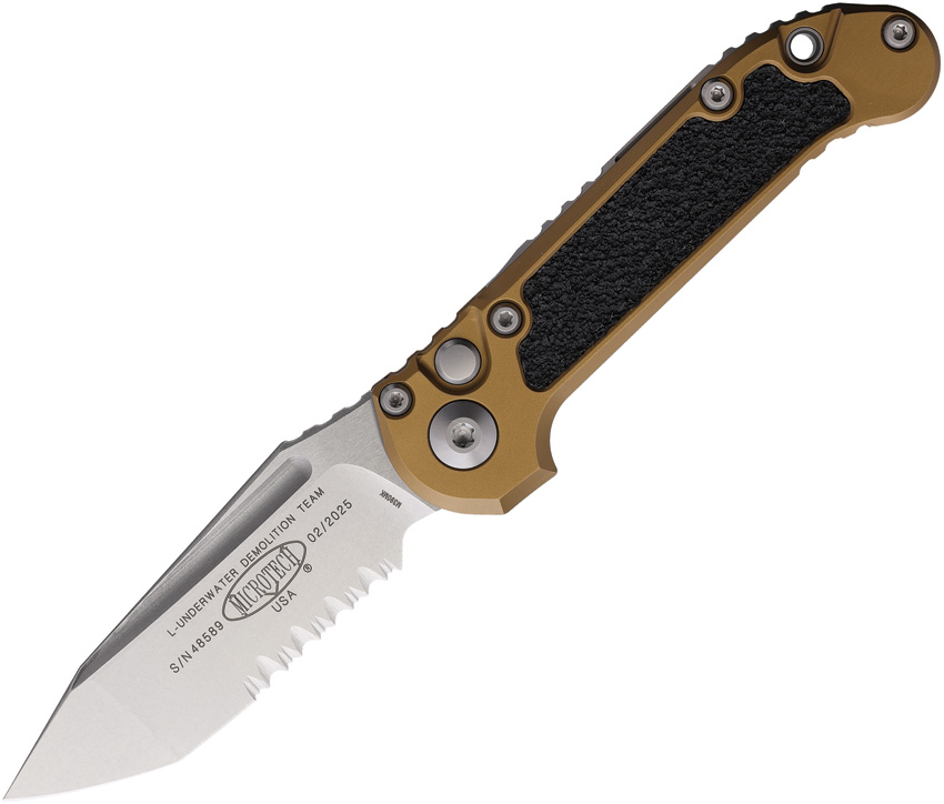 Microtech Automatic Pocket Knife LUDT Button Lock Gen III - MCT113611TA