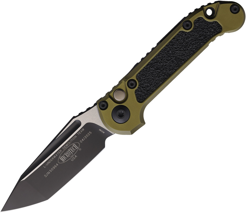 Microtech Automatic Pocket Knife LUDT Button Lock Gen III - MCT11361OD