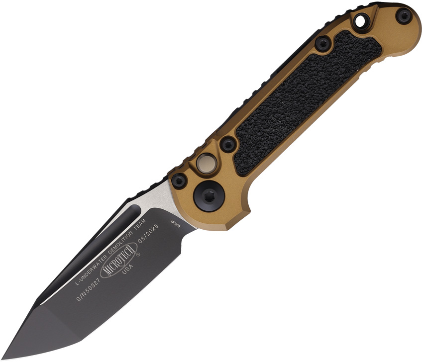 Microtech Automatic Pocket Knife LUDT Button Lock Gen III - MCT11361TA