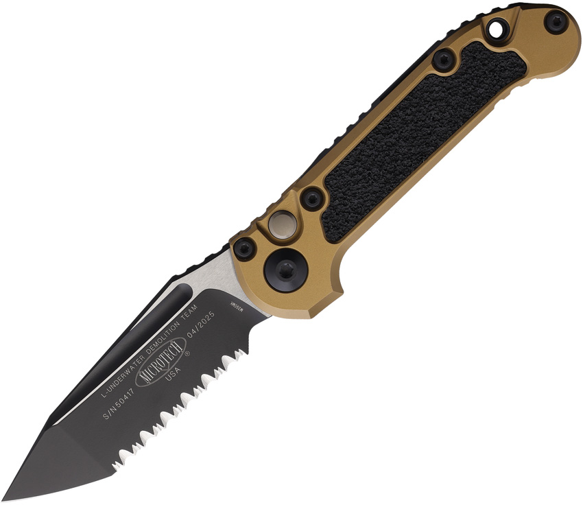 Microtech Automatic Pocket Knife LUDT Button Lock Gen III - MCT11363TA