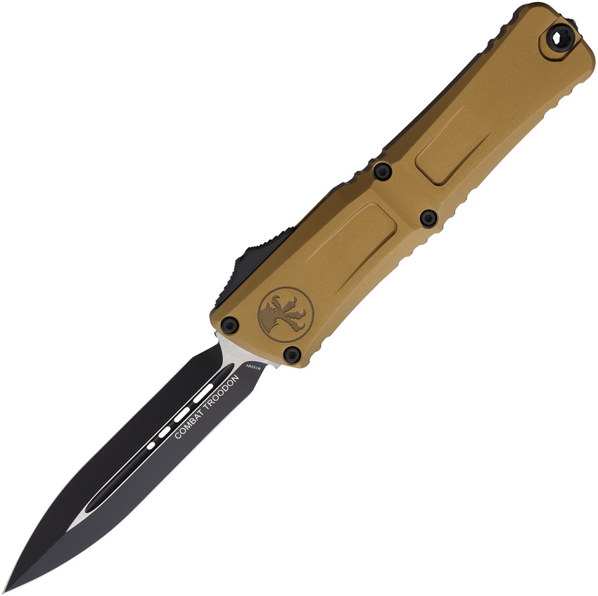 Microtech Automatic Pocket Knife OTF Combat Troodon DE Gen III - MCT11421TA