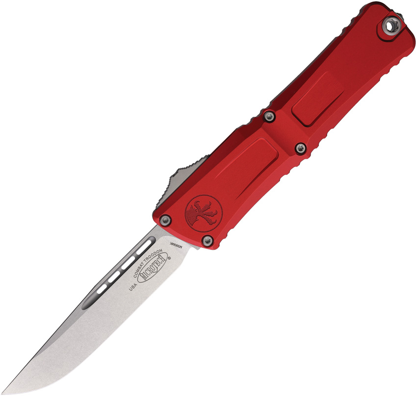 Microtech Automatic Pocket Knife OTF Combat Troodon SE Gen III - MCT114310RD