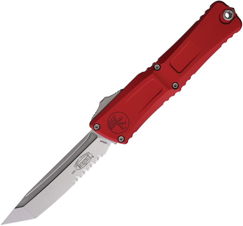 Microtech Automatic Pocket Knife OTF Combat Troodon T/E GenIII - MCT114411RD