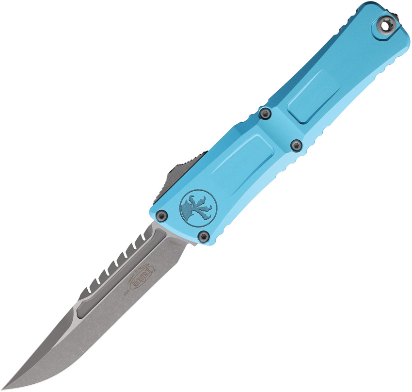 Microtech Automatic Pocket Knife OTF Combat Troodon Interceptor - MCT121710APTQS