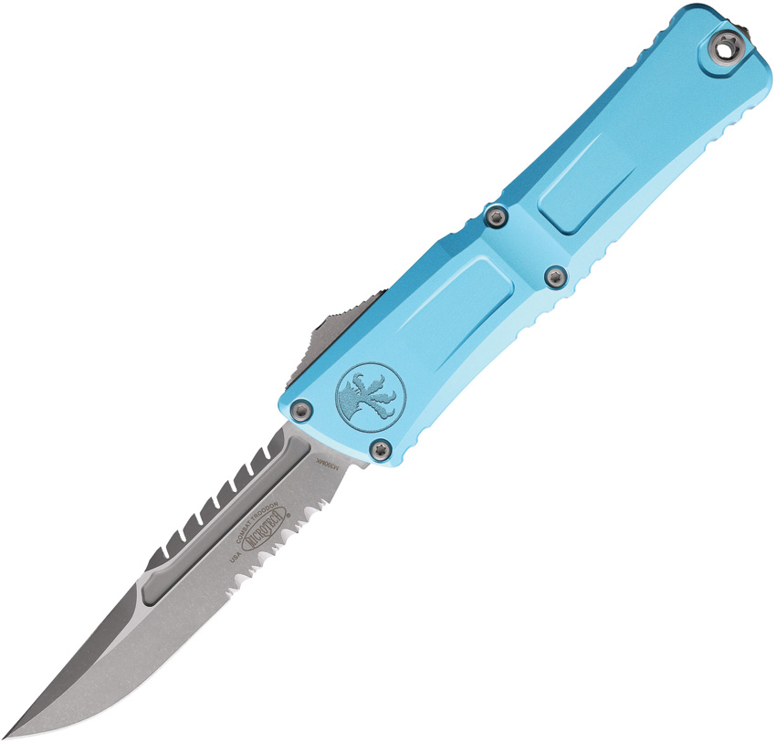 Microtech Automatic Pocket Knife OTF Combat Troodon Interceptor - MCT121711APTQS