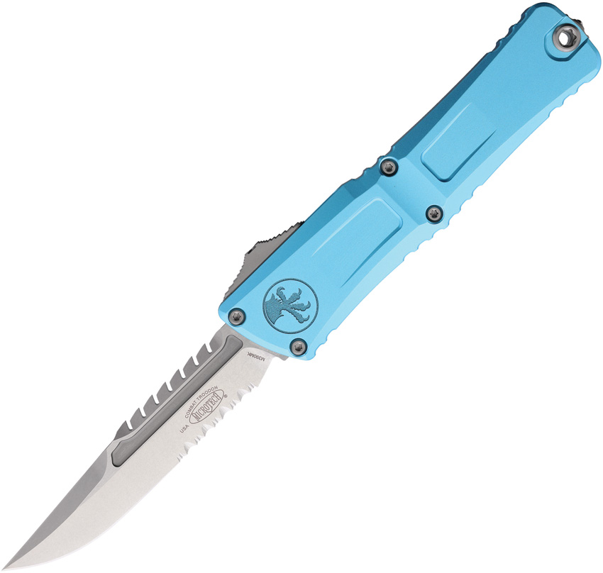 Microtech Automatic Pocket Knife OTF Combat Troodon Interceptor - MCT121711TQS