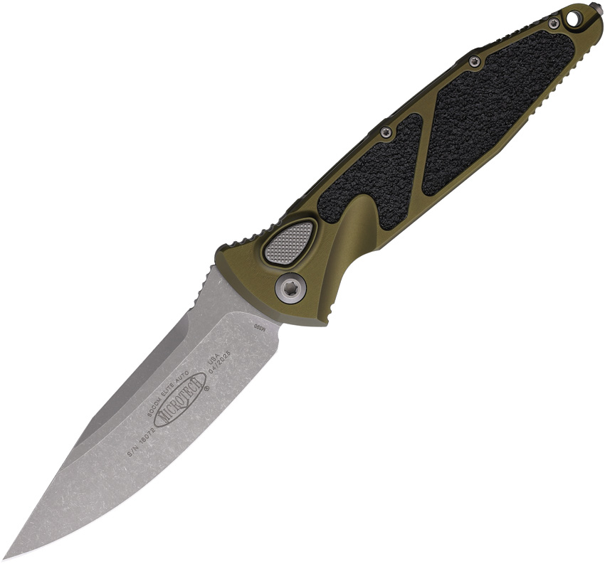Microtech Automatic Pocket Knife Socom Elite Buttonlock - MCT160A10APOD