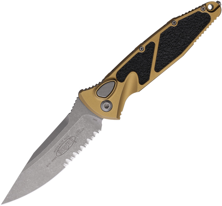 Microtech Automatic Pocket Knife Socom Elite Buttonlock - MCT160A11APTA