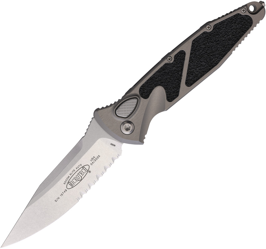 Microtech Automatic Pocket Knife Socom Elite Buttonlock - MCT160A11NC