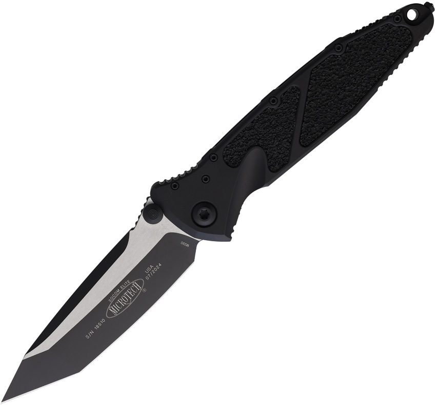 Microtech Socom Elite T/E Linerlock Pocket Knife - MCT1611T