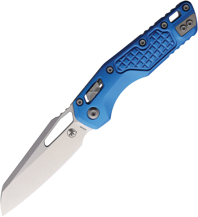 Microtech MSI Ram-Lok Pocket Knife Frag Blue - MCT21010FRBL