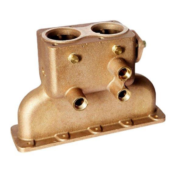 Jandy - 2" Inlet/Outlet Header Assembly, Bronze for Legacy 250