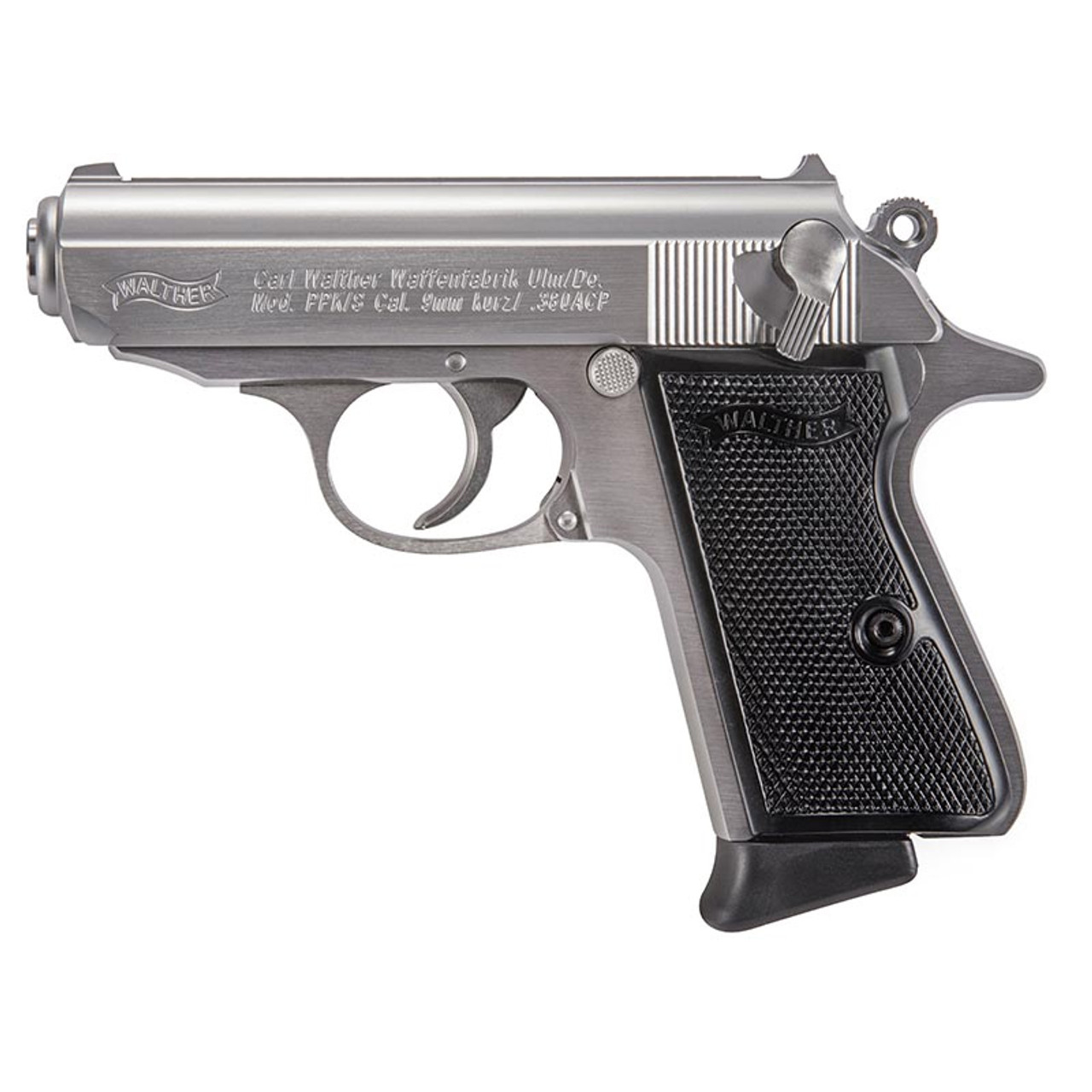 Walther PPK/S Stainless 380 ACP 3.3" 7-Round Pistol