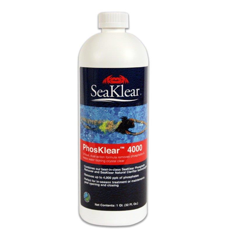 Seaklear - PhosKlear 4000 Dual-Action Algaecide Prevention Formula, 1 qt