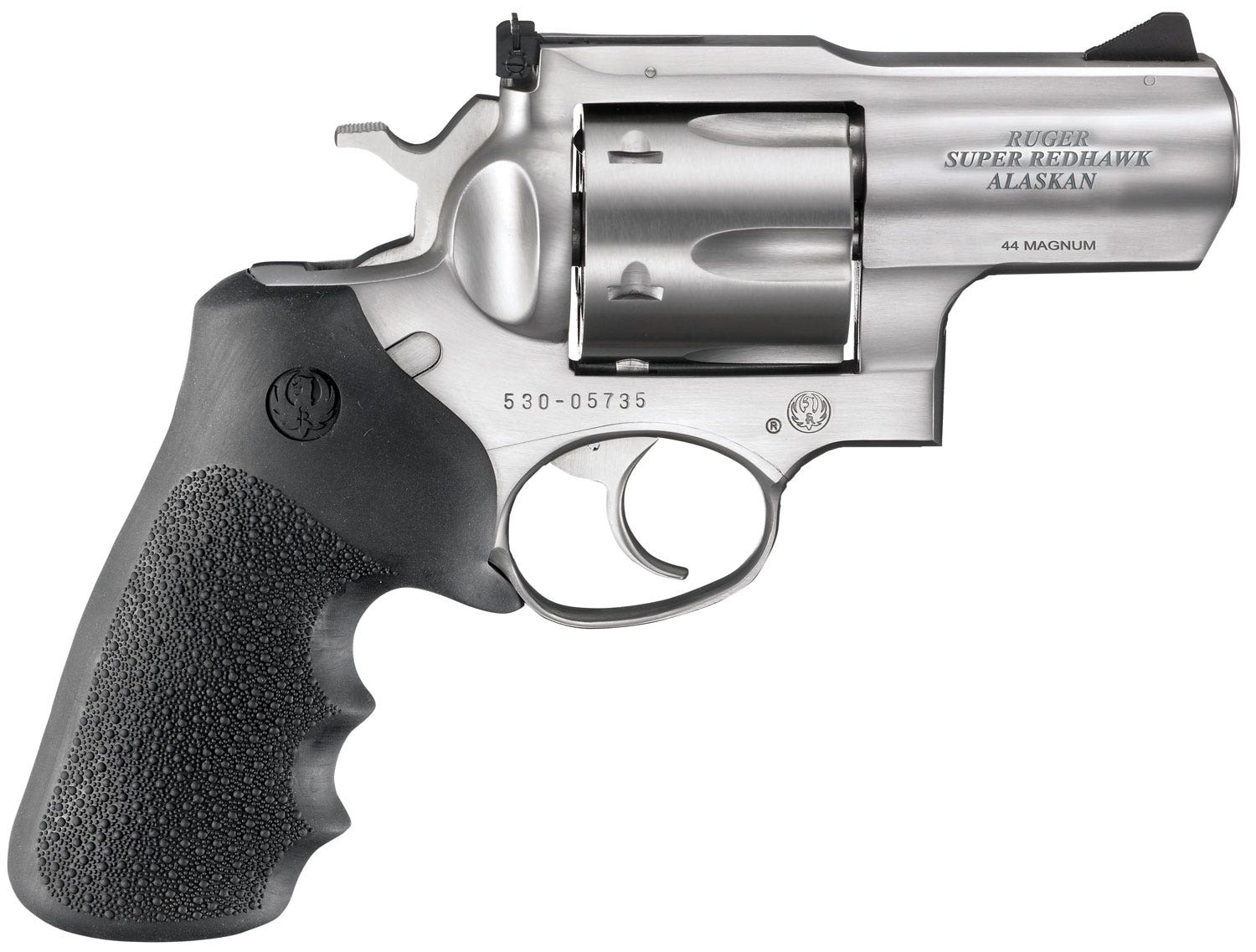 Ruger 5302 Super Redhawk Alaskan Revolver 480 , 2.5 in, Rubber