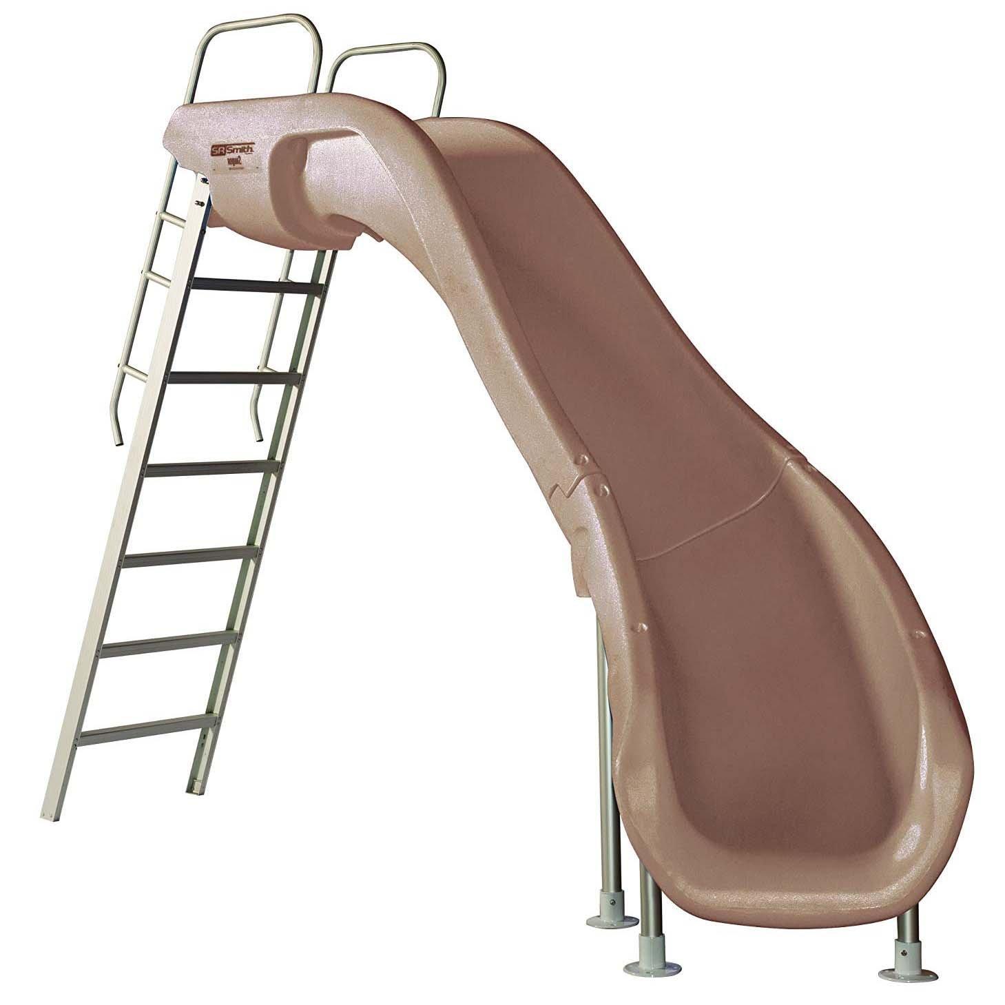 S.R. Smith - Rogue2 Pool Slide with Right Curve, Taupe