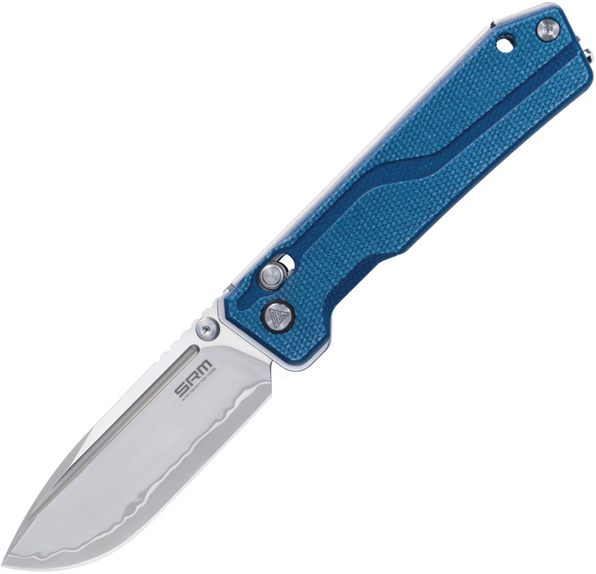 SRM Rubik Ambi Lock Pocket Knife Blue - SRM7228BME2