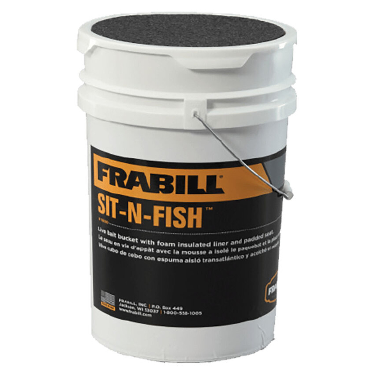 Frabill Sit-N-Fish 6 Gallon Bait Bucket