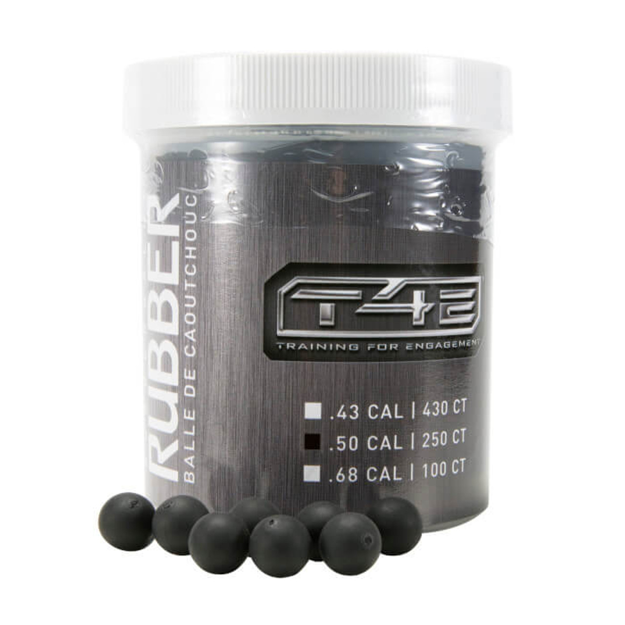 Umarex T4E 50 Cal. Rubber Ball Training Ammo (250)