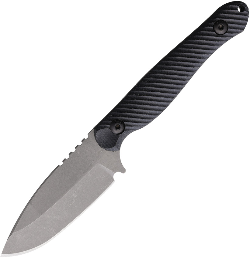 Wachtman Knife & Tool Eddy 2 Fixed Blade Knife Black - WCHE2BKT