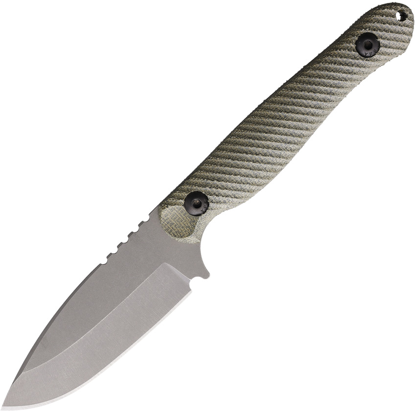 Wachtman Knife & Tool Eddy 2 Fixed Blade Knife OD Green - WCHE2ODT