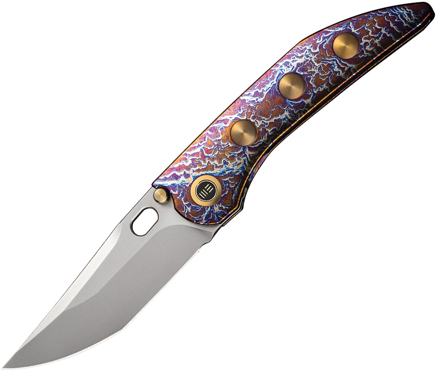 We Knife Co Ltd Attor Framelock Pocket Knife Flame - WE230372