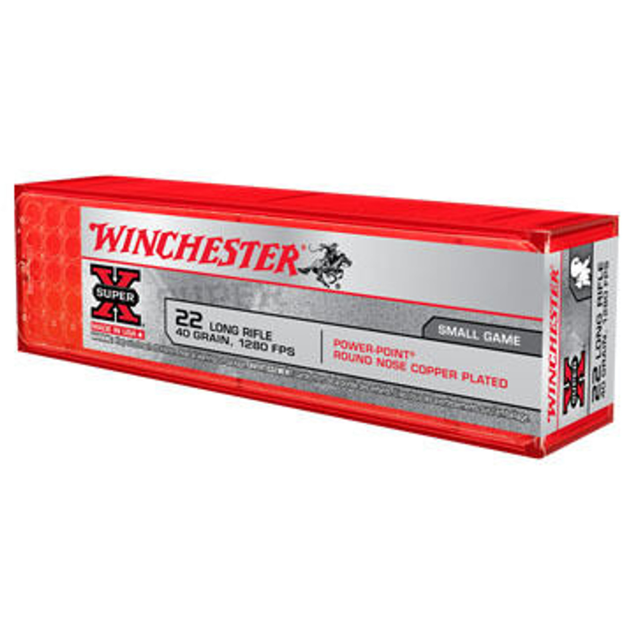 Winchester Super-X 22 LR 40 Grain Power-Point RN Ammo (100)